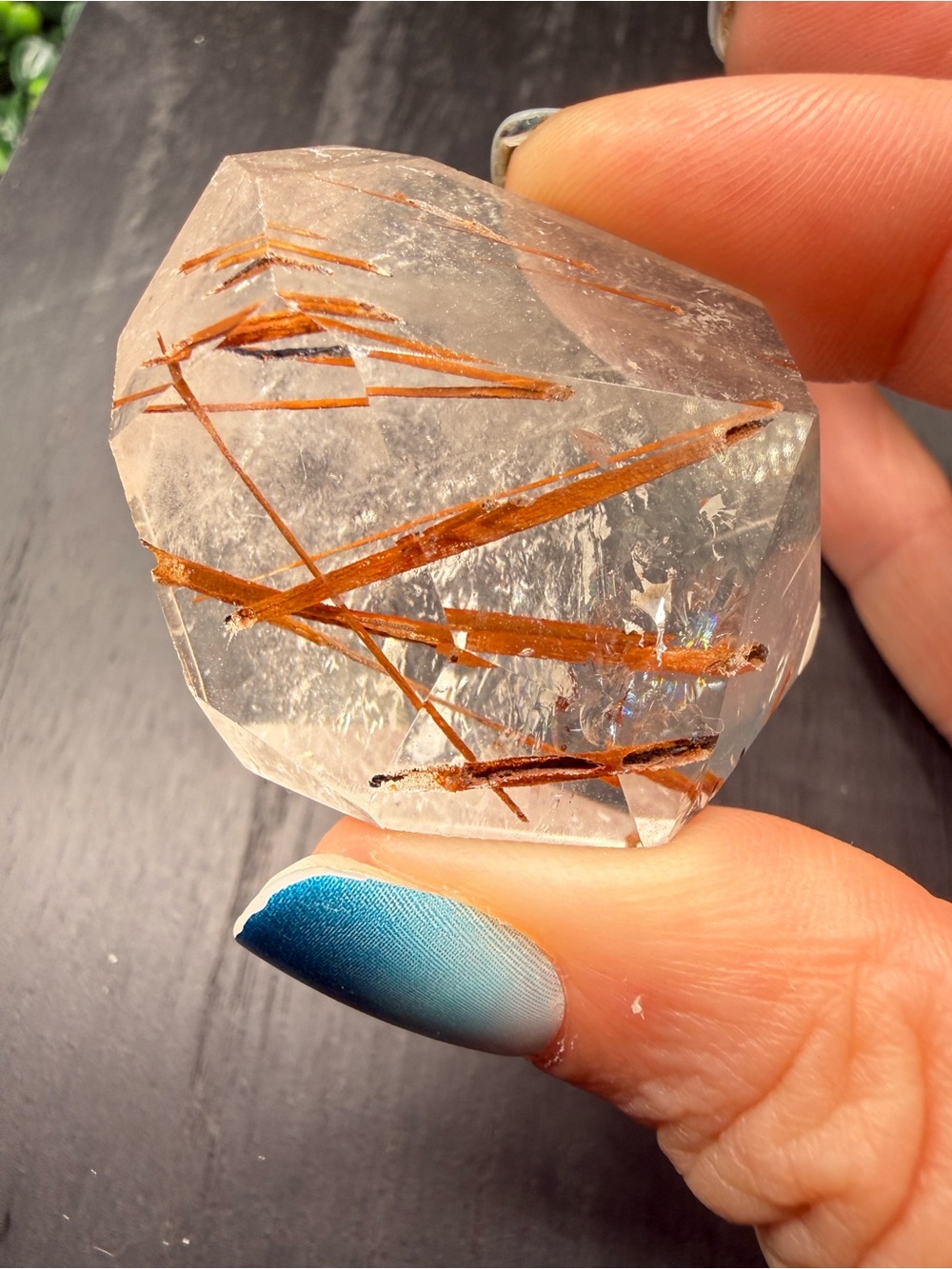 Red Rutilated Quartz Freeform